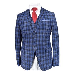 Zara Man Blue Modern Fit Two Piece Blazer 42S